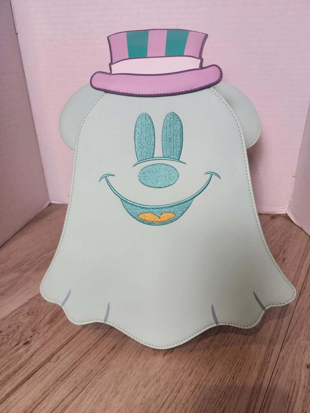 Loungefly Disney Pastel Mickey Mouse Ghost Glow-in-the-Dark Mini Backpack